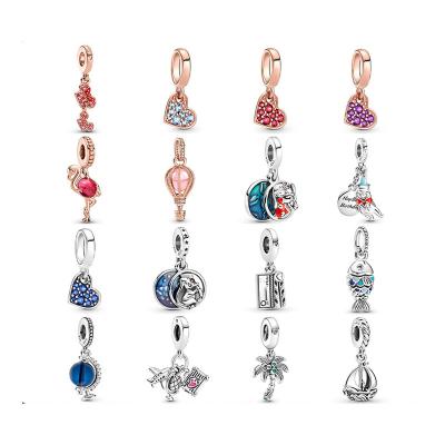 China Christmas Gift Matching Pandoraor Lucky Lady Silver Charm Fit Bracelet Fashion Cartoon Star War Pendant Necklace TRENDY Jewelry for sale