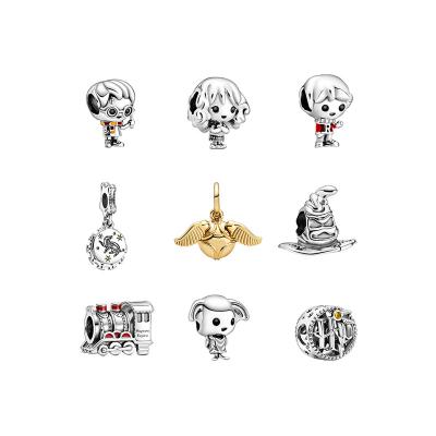 China TRENDY Charms Bangle Silver Charms 925 Pandora Girl's Birthday Gift Star Pending Jewelry Set Sterling Bangle Fit Women Jewelry for sale