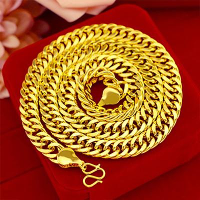 China Men's Gold Silver Necklace Chain Jewelry Necklace DHL Men's Gift Punk Women's Punk Pendant for sale