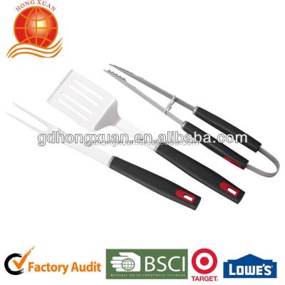 China Factory Hot Selling Easily Cleaned Stainless Steel Utensil Set Barbecue Tool Kit for sale