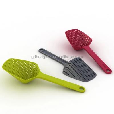 China Easily Cleaned Small Nylon Slotted Spoon Strainer Strainer for sale