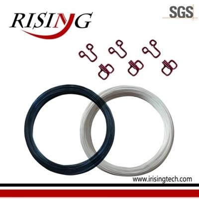 China Pass SGS Test ,  High quality   0.80mm Nylon coated wire ,  hook and eye wire for sale