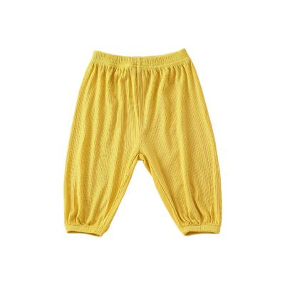 China Anti-wrinkle Baby Mosquito Repellent Pants Summer Lightly Style Cotton Modal Bloomers Air Conditioning Pants Breathable Baby Ice Silk for sale