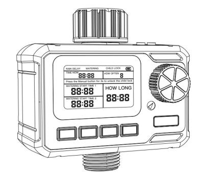 China Automatic Watering Control Automatic Flower 2022 Timer Garden Irrigation Intelligent Quality Watering Watering Programmer for sale