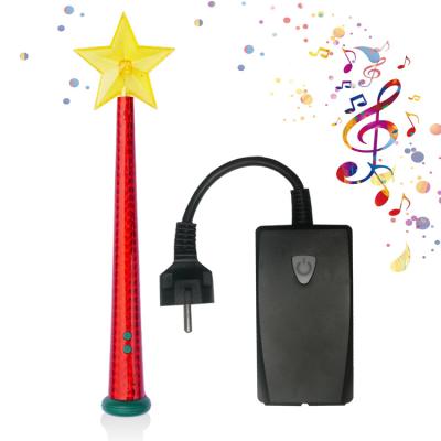 China Classic Residential/All-Purpose Kids RF Signal Toys Magic Wand Controller & Plugs With 5 Different Music for sale