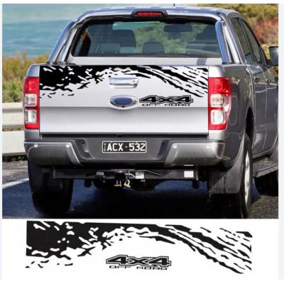 China Custom Sticker Mountains Body Decal Tailgate Truck OEM/ODM Vinyl Stripe Decoration Graphic Sticker for sale