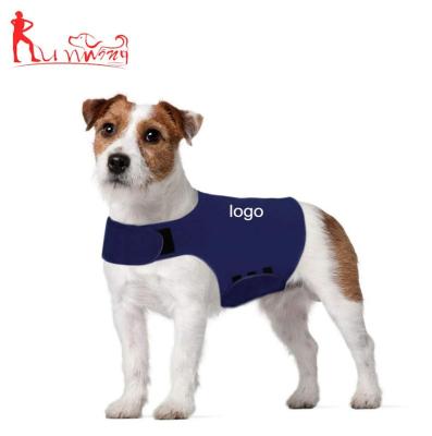 China Durable lightweight and breathable anxiety calming shirt dog wrap, fitting any size dog for sale