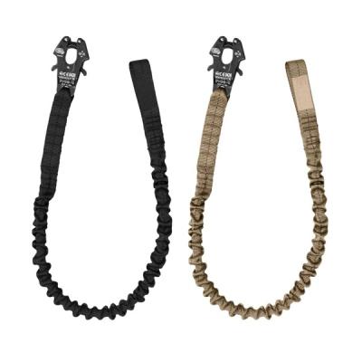 China Durable Wholesale Military Tactical Nylon Bungee Dog Leash With Strong Frog Clip for sale