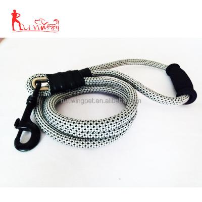 China Premium Sliding Rope Durable Foam Grip Dog Leash Strong Enough For Pit Bulls for sale