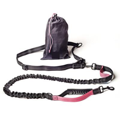 China Professional Sustainable No Pulling Hands Free Dog Leash With Retractable Shock Absorbing Bungee for sale