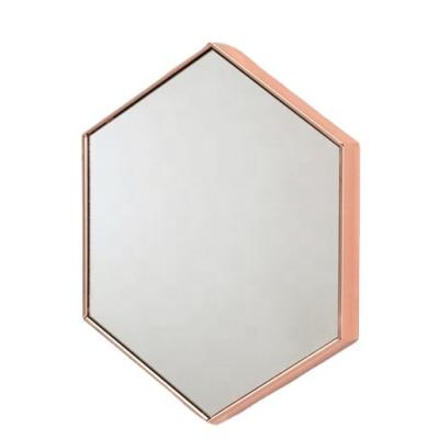 China Morden New Luxury Custom Hexagonal Mirror for sale