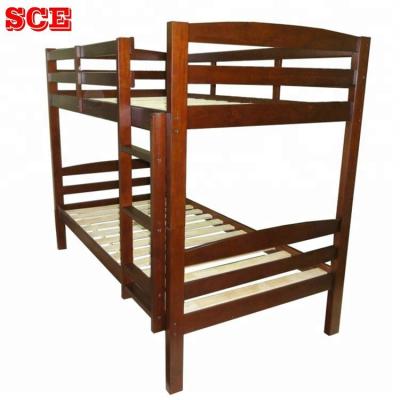 China Modern Bedroom Kids Solid Wood Cheap Wooden Bunk Bed for sale