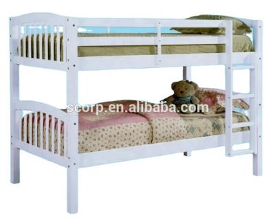 China Vietnam Stable Wooden Twin Over Twin Cheap Bunk Bed for sale