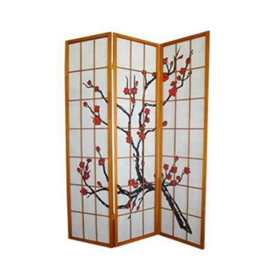 China Japan Style Japanese Style Removable Decorative Folding Screen Room Divider for sale