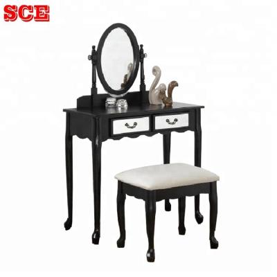 China Retro Vietnam Made Bedroom Vanity Cheap Modern Dressing Table Designs for sale