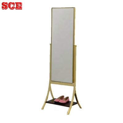 China Modern Standing Full Framed Mirror Body Stand Mirrors for sale