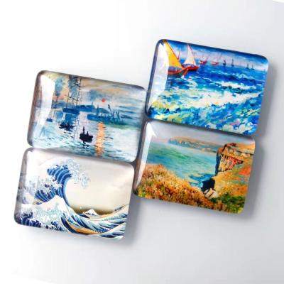 China Wholesale Europe Refrigerator Rectangular Custom Crystal Paste For Memorialized for sale