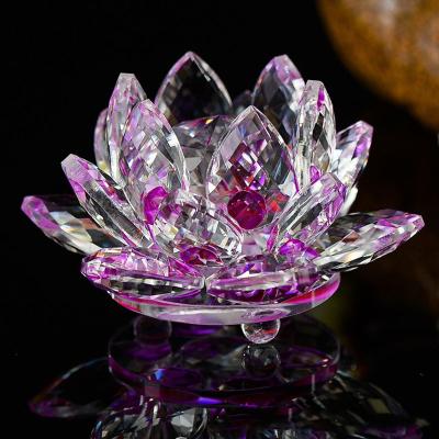 China China Hot Wholesale Customized Crystal Lotus Ornaments For Religion for sale