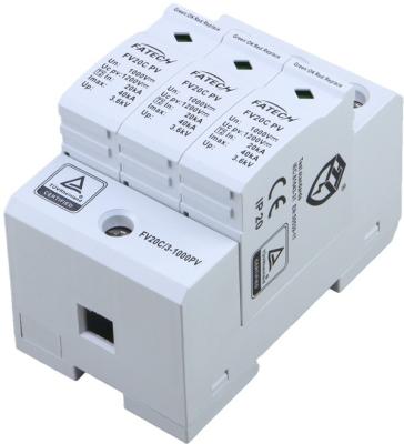 China UL94 V-0 TUV Certified DC Surge PV Protective System Remote Control Contact FV20C/3-1000PVS for sale