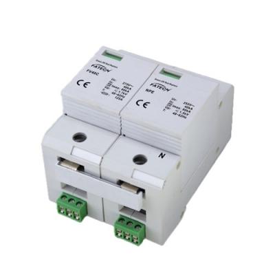 China wholesale china market appliances 220v surge protector and protection device lightning SPD 1p n FV40C/1+NPE-150 for sale