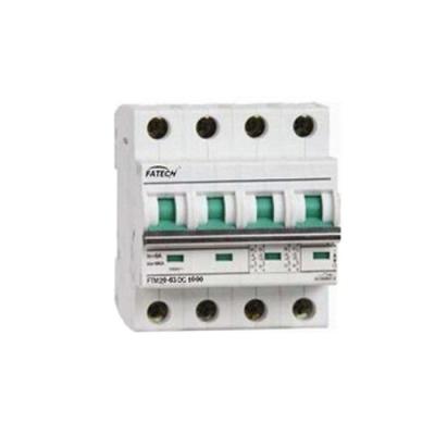 China DC MCB Circuit Breakers FTM20-63 1000V dc 1000 for sale