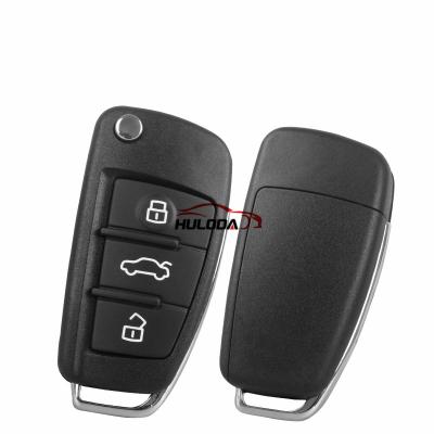 China For Audi A6 3 Button Remote Key Blank Without Logo Aud-KS-11Ano for sale