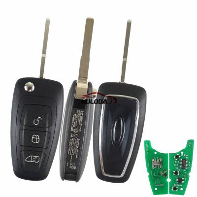 China For Ford 3 button remote key with 433.92MHZ FSK model with 4D63 chip BK2T15K601-AA/AB/AC For-RK-27A for sale