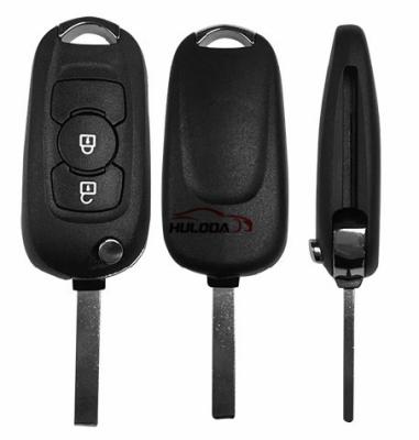 China For opel 2 button flip remote key cover with HU100 blade Ope-KS-14B =Bui-KS-01B for sale