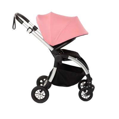 China Polyester high landscape 3 in 1 kids baby car/aluminum alloy luxury baby stroller/four wheel shockproof for sale