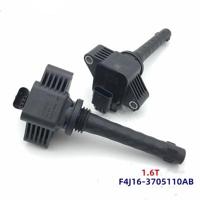 China Auto Ignition System Ignitor transformers for Chery TIGGO8 TIGGO7 1.6T engine ignition coil F4J16-3705110AB high voltage for sale