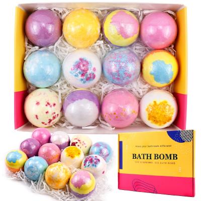 China Hot Selling Home Packaging OEM Private Label Custom Vegan Bubble Perfume Natural Organic Moisturize Fizzy Bath Bombs Set for sale