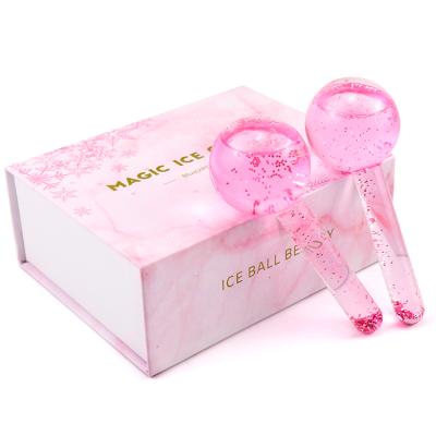 China Shrinking Direct Roller Ice Cream Roller Factory Crystal Face Globe Pink Or Blue Blue for sale