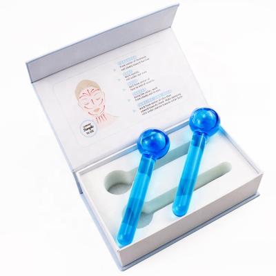 China Wholesale Pore Factory Massage Ball Shrink Summer Cooling Facial Globes Mini Ice Globe Set Ice Blue for sale