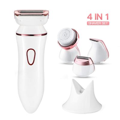 China Single Blade Rechargeable Lady Hair Removal Shaver For Electric Trimmer l Shaving Women Bikini Machine for sale