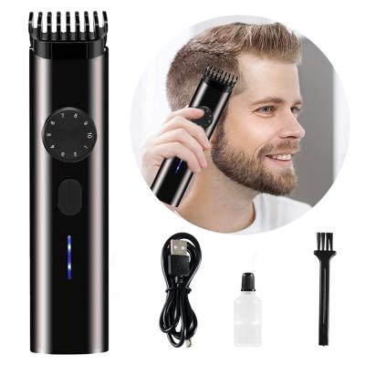 China Stainless Steel Blade Ipx6 Outdoor Waterproof Cordless Rechargeable Hair Trimmer for sale