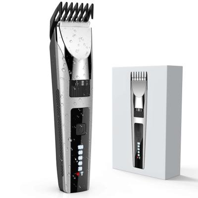 China Professional Rechargeable Waterproof Rechargeable Hair Clipper for sale