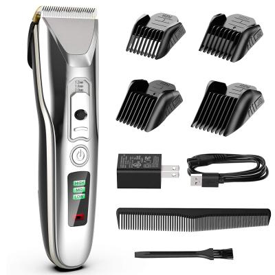 China Professional Rechargeable Waterproof Rechargeable Hair Clipper for sale