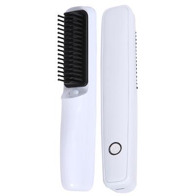 China Rechargeable Mini Cordless Rechargeable Hair Straightener Flat Iron Flat Iron for Travel and Home Use for sale