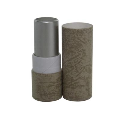 China OEM Recycled Printing Cosmetic Kraft Paper Tube For Packaging Lip Blam Round for sale