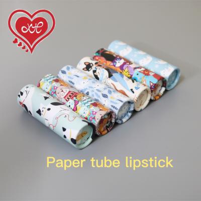 China Recycled Materials 100% Biodegradable Paper Tube Container Recyclable Paper Tube For Packaging Lipstick Paper Tube for sale