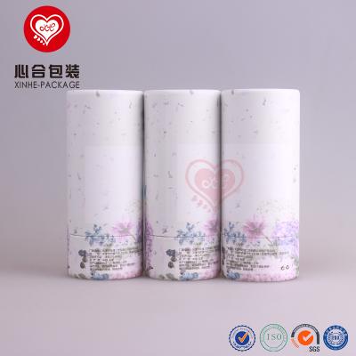 China Handmade recycled cylindrical cardboard box for 20 ml essential oil bottle/CMYK printing paper boxes packaging for sale