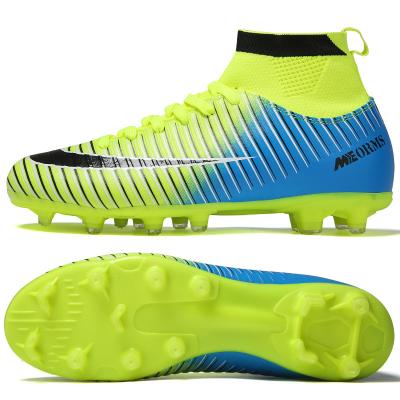 China Factory Wear-Resistant AG Long Spike Artificial Grass Outdoor Football Rejects Shin Gurds Size White Soccer Men's Training Shoes for sale