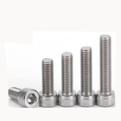 China High quality DIN912 stainless steel M2.5 to M20 stainless steel full-thread hex socket bolts screw for sale