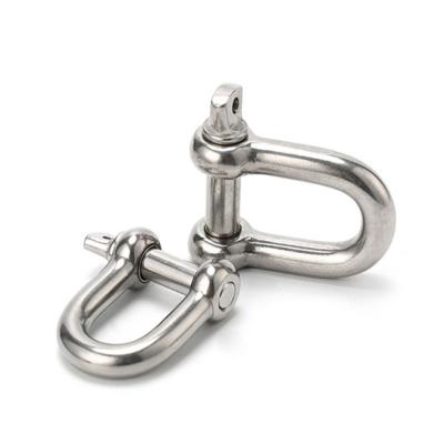 China High Quality Hot Forged Heavy Industry D Shackle Stainless Steel Shackles for sale