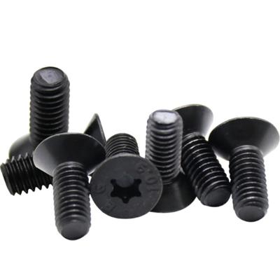 China China Manufacture Flat Alloy Steel Quincunx Black Professional Countersunk Screw And Fastener Torx Screw for sale