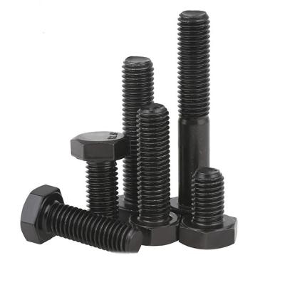 China High Quality Carbon Steel Carbon Steel Oxide 12.9 Grade Black Hex Bolt for sale