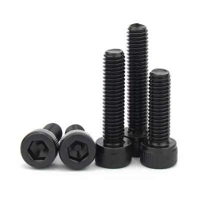 China Black Oxidized 12.9 Hex Socket Cup Grade Head Carbon Steel Hexagon Socket Bolts for sale