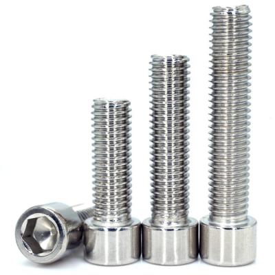 China High Quality Stainless Steel DIN912 M2.5 Bolts to M20 Stainless Steel Full-Thread Hexagon Socket Bolts for sale