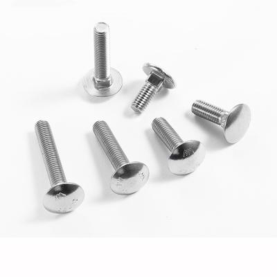 China Industry GB12 Stainless Steel Neck Bolt Round Oval Square Square Carriage Bolt for sale