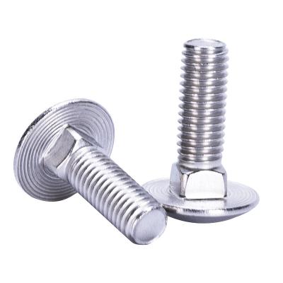 China Stainless Steel Round Neck Bolt Head Oval Square Square Carriage Bolt for sale